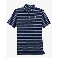 Virginia Southern Tide Desmond Stripe Performance Polo