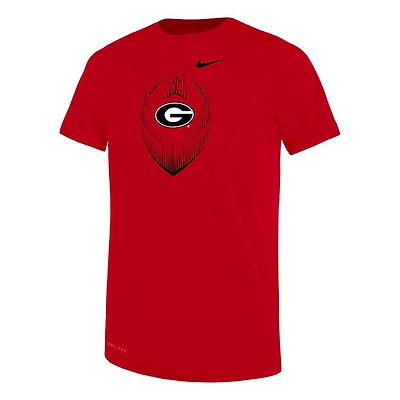 Georgia Nike Kids Legend Football Tee