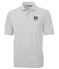 Georgia Cutter & Buck Big Tall Eco Pique Stripe Polo