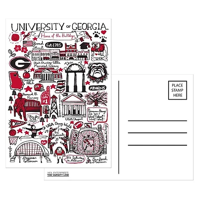 Georgia Julia Gash Postcard