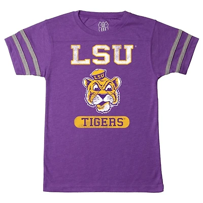 LSU Wes and Willy Vault Toddler Stripe Sleeve Tee