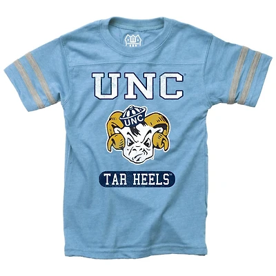 UNC Wes and Willy Vault Toddler Stripe Sleeve Tee