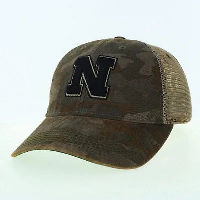 Nebraska Legacy Old Favorite Camo Trucker Cap