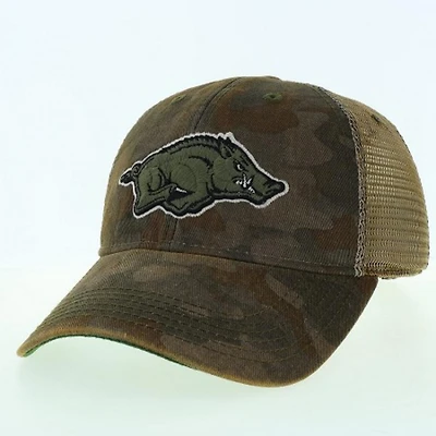 Arkansas Legacy Old Favorite Camo Trucker Cap