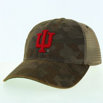 Indiana Legacy Old Favorite Camo Trucker Cap