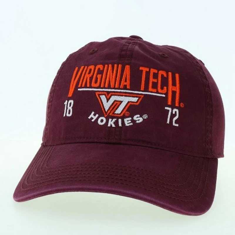 Virginia Tech Legacy Terra Twill Bridge Embroidered Relaxed Cap