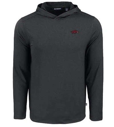 Arkansas Cutter & Buck Coastline Epic Comfort Hooded Shirt