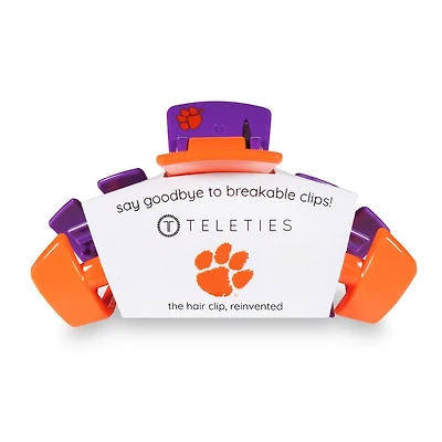 Clemson Teleties Large Claw Hair Clip