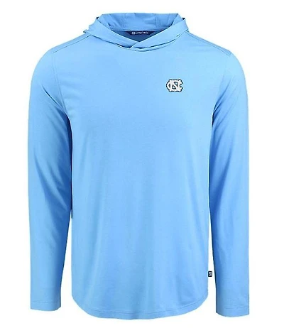 UNC Cutter & Buck Coastline Epic Comfort Hooded Shirt
