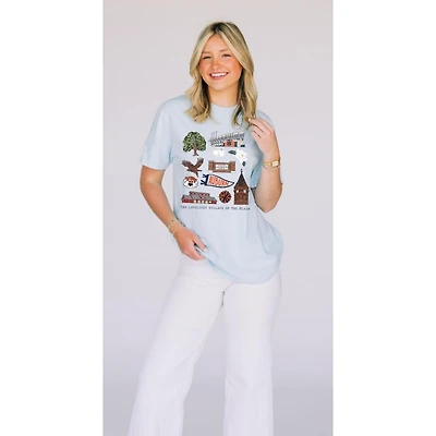 Auburn All Things Comfort Colors Tee