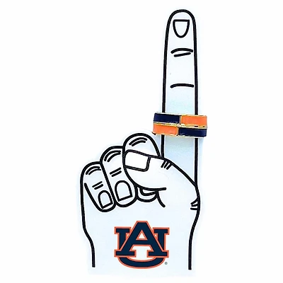 Auburn Color Shout Game Day Stack Ring Set