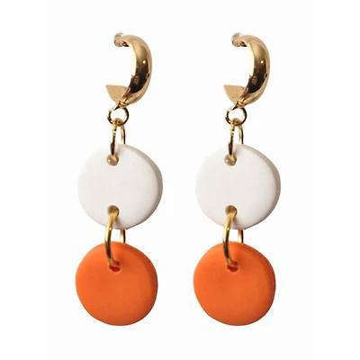 Tennessee Sweet Tree Jewelry Ember Double Circle Drop Earrings