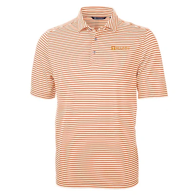 Tennessee Cutter and Buck Alumni Micro Stripe Eco Pique Polo