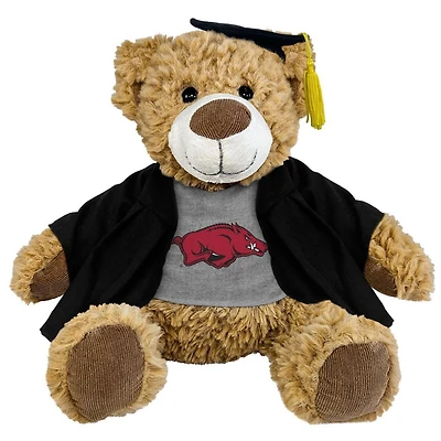 Arkansas 8.5 Inch Abby Graduation Plush Bear