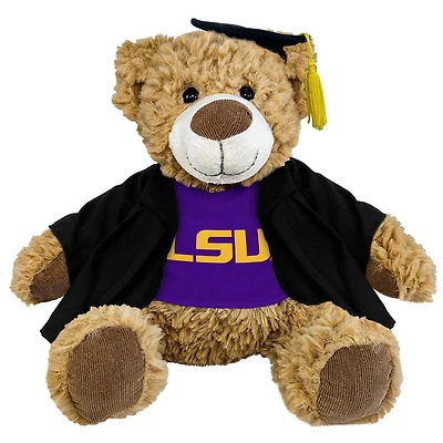 LSU 8.5 Inch Abby Graduation Plush Bear