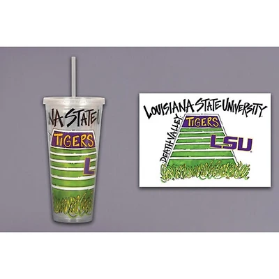 LSU Magnolia Lane 22 Oz Landmark Tumbler