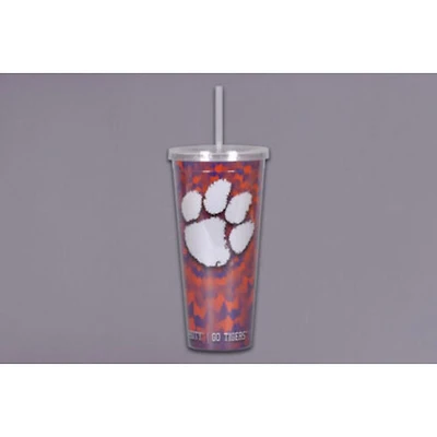 Clemson Magnolia Lane 22 Oz Tie Dye Tumbler
