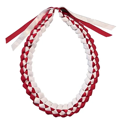 Cardinal and White Lei