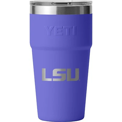 LSU Yeti 20 Oz Rambler Stackable Cup