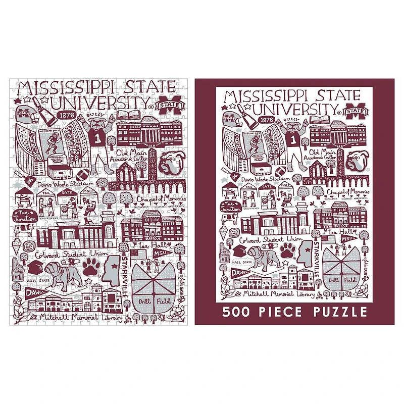 Mississippi State Julia Gash 500 Piece Puzzle