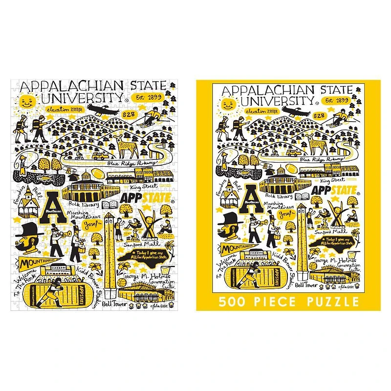 App State Julia Gash 500 Piece Puzzle