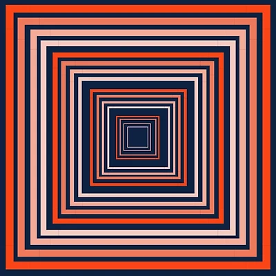 Alma Mater Collection Abstract Print Scarf