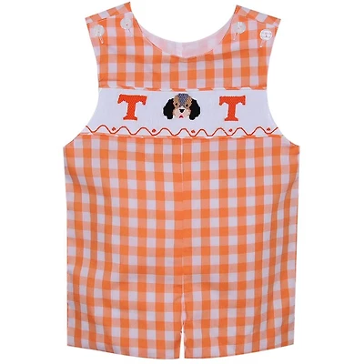 Tennessee Infant Hound Dog Smocked Shortall