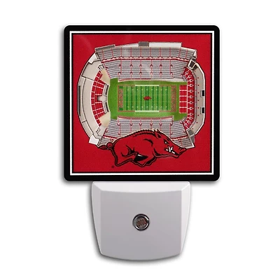 Arkansas 3D Stadium Series Night Light