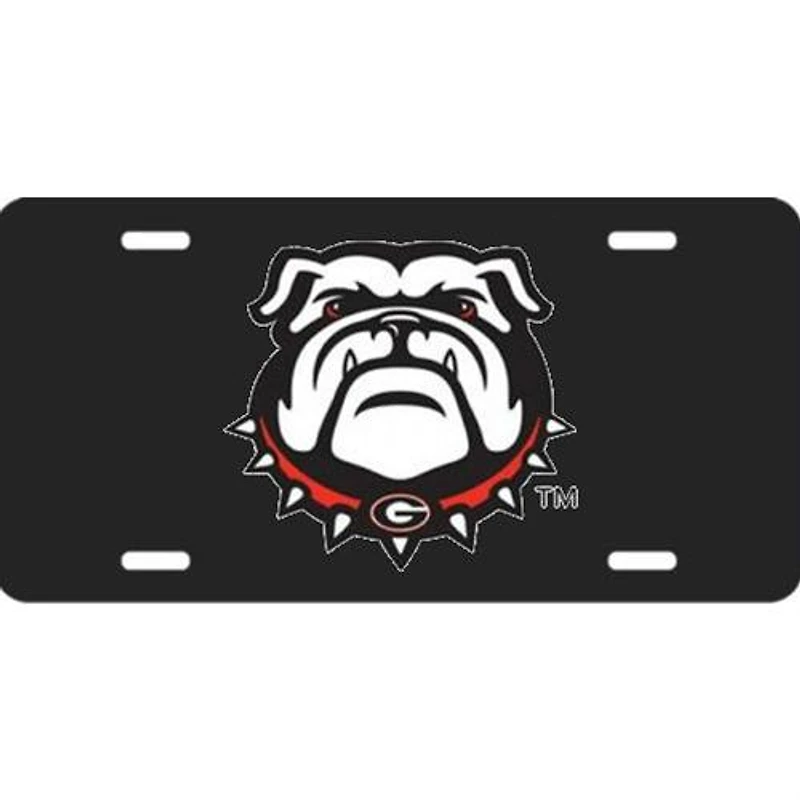 Georgia Bulldog Logo License Plate
