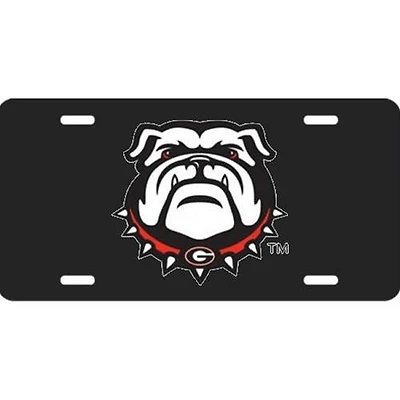 Georgia Bulldog Logo License Plate