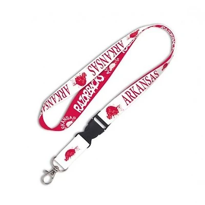 Arkansas Vault Logo Lanyard With Detachable Buckle