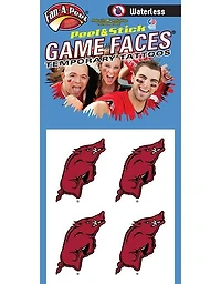Arkansas Waterless Face Tattoos