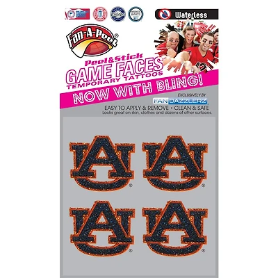 Auburn Glitter Waterless Face Tattoos