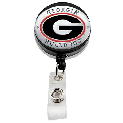 Georgia Heritage Pewter Badge Reel