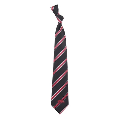 Arkansas Eagles Wings Stripe Tie