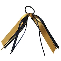 Navy and Gold Ponytail Streamer