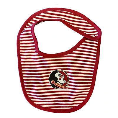 Florida State Infant Striped Bib