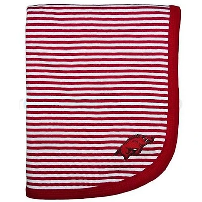 Arkansas Striped Knit Baby Blanket