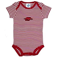 Arkansas Infant Striped Bodysuit