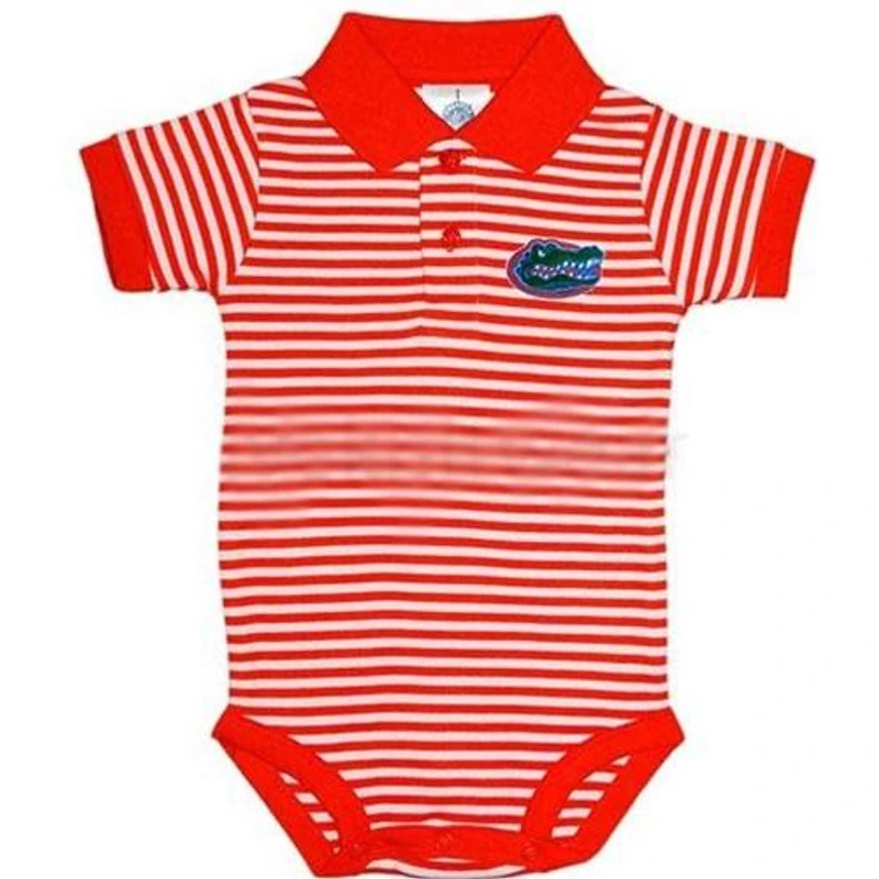 Florida Infant Striped Polo Bodysuit