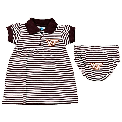 Virginia Tech Infant Striped Gameday Dress With Bloomer