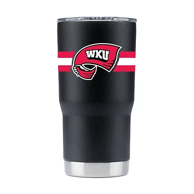 Western Kentucky Gametime Sidekick Oz Striped Tumbler With Lid