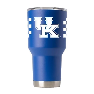 Kentucky Gametime Sidekick 30 Oz Striped Tumbler With Lid