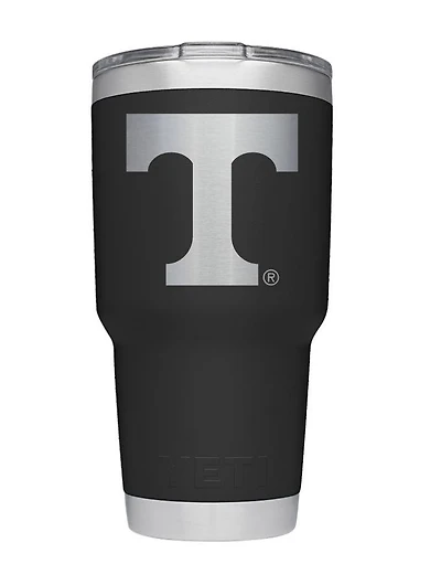 Tennessee Yeti 30 Oz Black Powder Coated Rambler
