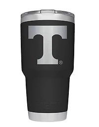 Tennessee Yeti 30 Oz Black Powder Coated Rambler