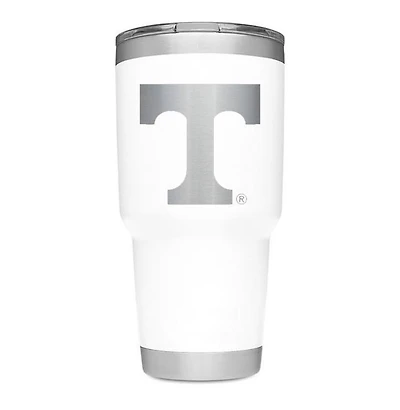 Tennessee Yeti Oz White Powder Coated Rambler