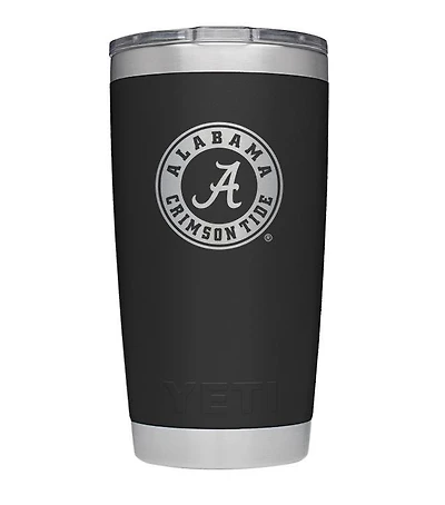 Alabama Yeti 20oz Black Powder Coated Rambler