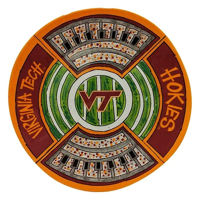 Virginia Tech Magnolia Lane Melamine Stadium Platter