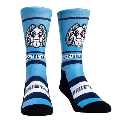 UNC Rock 'Em Mascot Single Face Socks