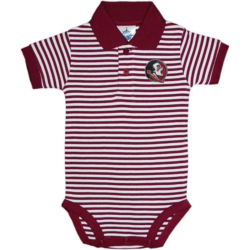 Florida State Infant Striped Polo Bodysuit